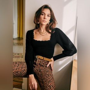 Sezane Brut Sexy Jeans Leopard 27